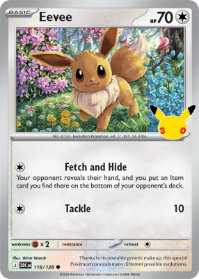 116 Eevee 30th Celebration 2026 116 Eevee 30th Celebration 2026