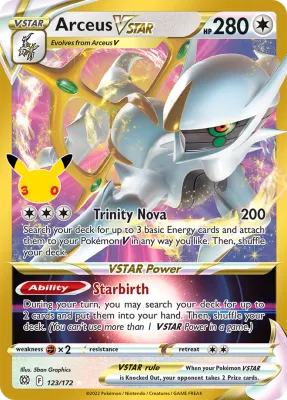 123/172 Arceus VSTAR 30th Celebration 2026 123/172 Arceus VSTAR 30th Celebration 2026