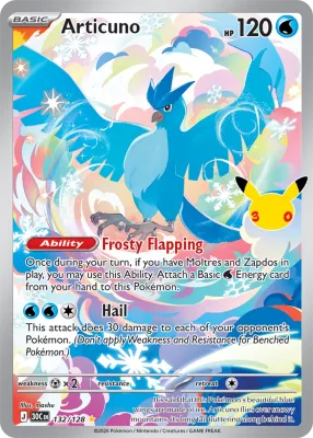 132 Articuno 30th Celebration 2026 132 Articuno 30th Celebration 2026