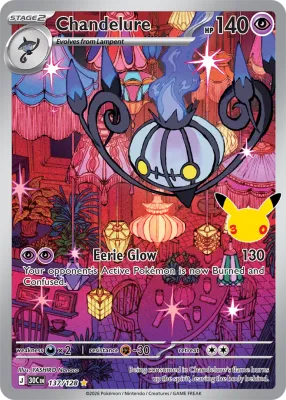 137 Chandelure 30th Celebration 2026 137 Chandelure 30th Celebration 2026