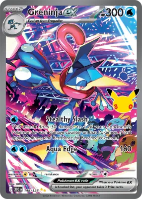 148 Greninja ex 30th Celebration 2026 148 Greninja ex 30th Celebration 2026