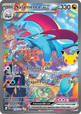 156 Salamence ex 30th Celebration 2026 156 Salamence ex 30th Celebration 2026
