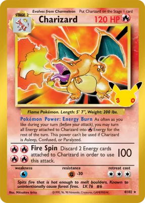4/102 Charizard 30th Celebration 2026