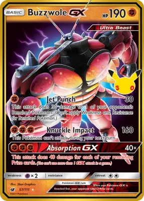 57/111 Buzzwole-GX 30th Celebration: Classic Collection 2026