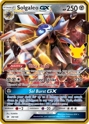89/149 Solgaleo-GX 30th Celebration 2026 89/149 Solgaleo-GX 30th Celebration 2026