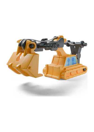 VC008 Pelleteuse orange Kinder Surprise : voitures et véhicules VC008 Pelleteuse orange Kinder Surprise : voitures et véhicules
