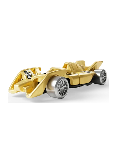 VC121 Monoplace dorée Kinder Surprise : voitures et véhicules VC121 Monoplace dorée Kinder Surprise : voitures et véhicules