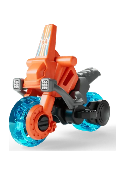 VQ070A Moto orange Kinder Surprise : voitures et véhicules VQ070A Moto orange Kinder Surprise : voitures et véhicules