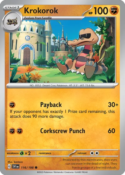 116 Krokorok Scarlet & Violet 2023 116 Krokorok Scarlet & Violet 2023