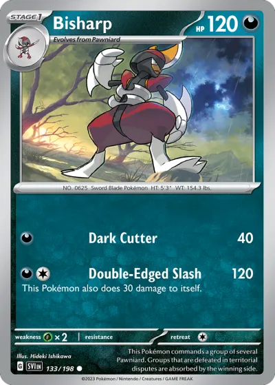 133 Bisharp Scarlet & Violet 2023 133 Bisharp Scarlet & Violet 2023