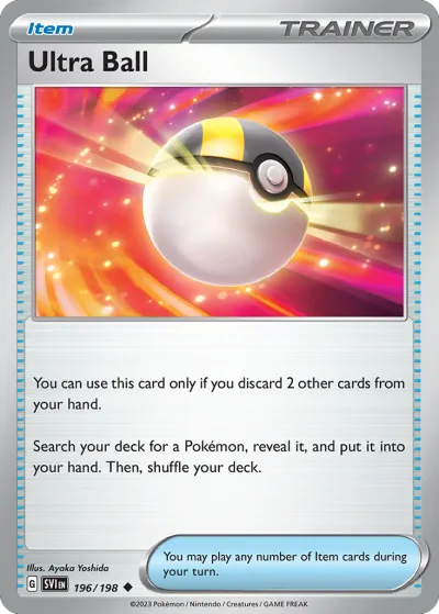 196 Ultra Ball Scarlet & Violet 2023 196 Ultra Ball Scarlet & Violet 2023