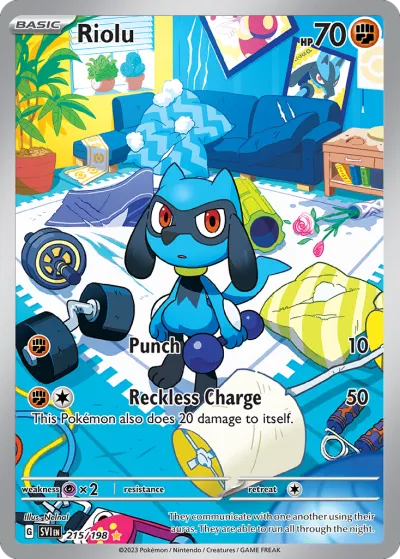 215 Riolu Scarlet & Violet 2023 215 Riolu Scarlet & Violet 2023