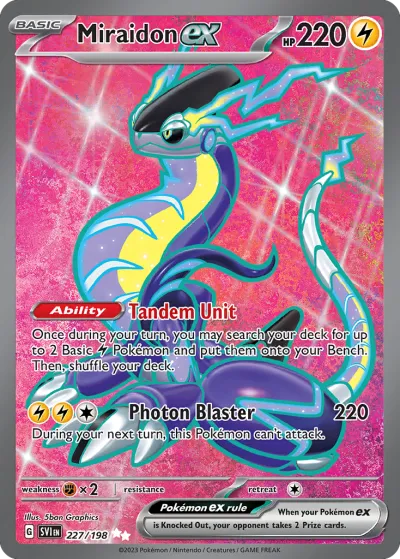 227 Miraidon ex Scarlet & Violet 2023 227 Miraidon ex Scarlet & Violet 2023