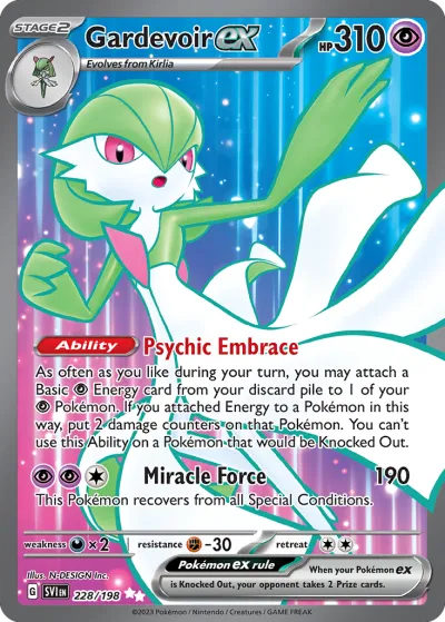 228 Gardevoir ex Scarlet & Violet 2023 228 Gardevoir ex Scarlet & Violet 2023