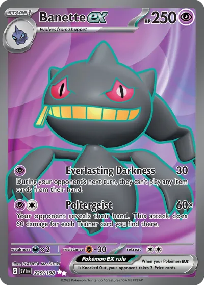 229 Banette ex Scarlet & Violet 2023 229 Banette ex Scarlet & Violet 2023