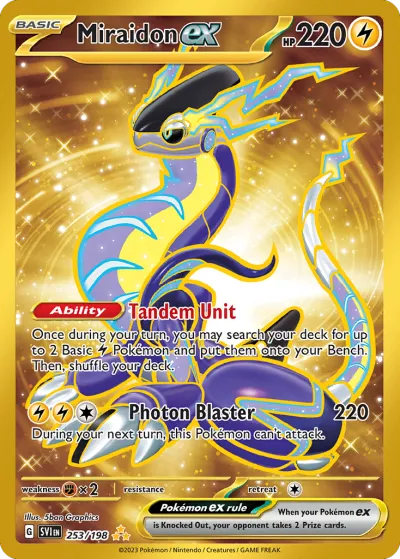 253 Miraidon ex Scarlet & Violet 2023 253 Miraidon ex Scarlet & Violet 2023