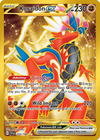 254 Koraidon ex Scarlet & Violet 2023 254 Koraidon ex Scarlet & Violet 2023