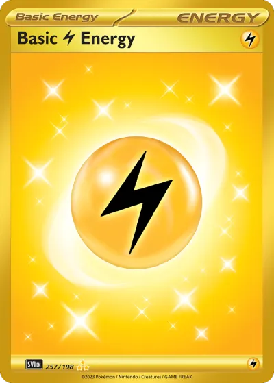 257 Basic Lightning Energy Scarlet & Violet 2023 257 Basic Lightning Energy Scarlet & Violet 2023