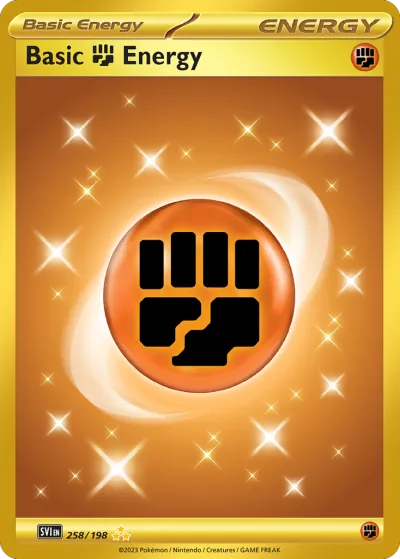 258 Basic Fighting Energy Scarlet & Violet 2023 258 Basic Fighting Energy Scarlet & Violet 2023