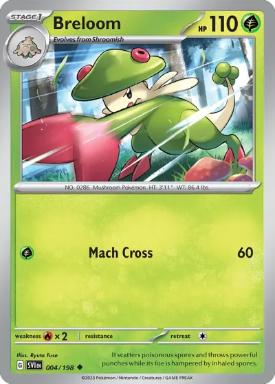 4 Breloom Scarlet & Violet 2023
