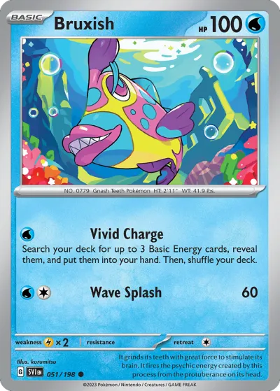 51 Bruxish Scarlet & Violet 2023 51 Bruxish Scarlet & Violet 2023