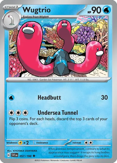 57 Wugtrio Scarlet & Violet 2023 57 Wugtrio Scarlet & Violet 2023