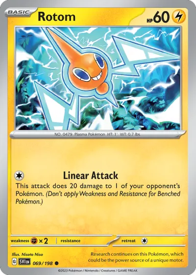 69 Rotom Scarlet & Violet 2023 69 Rotom Scarlet & Violet 2023
