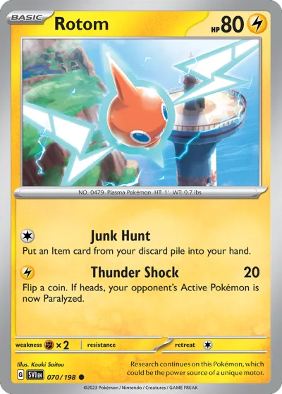 70 Rotom Scarlet & Violet 2023 70 Rotom Scarlet & Violet 2023