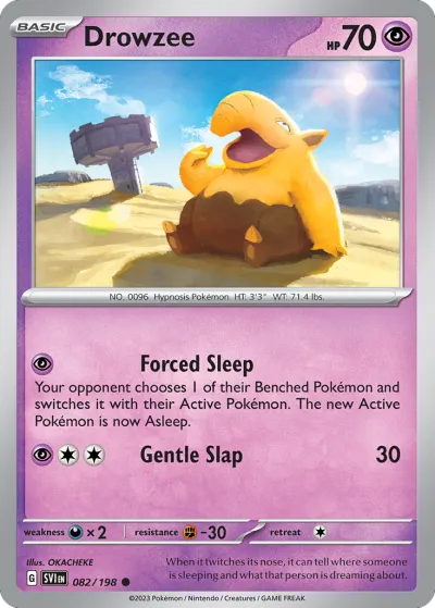 82 Drowzee Scarlet & Violet 2023 82 Drowzee Scarlet & Violet 2023