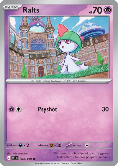 84 Ralts Scarlet & Violet 2023 84 Ralts Scarlet & Violet 2023