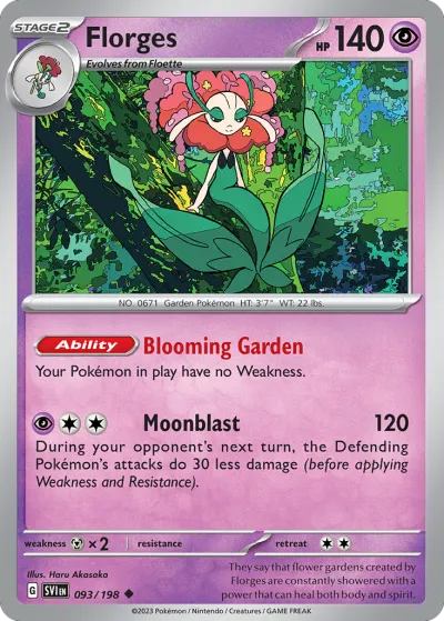 93 Florges Scarlet & Violet 2023 93 Florges Scarlet & Violet 2023