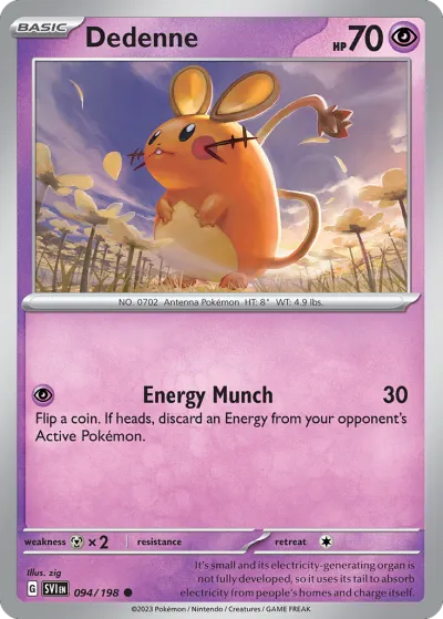 94 Dedenne Scarlet & Violet 2023 94 Dedenne Scarlet & Violet 2023