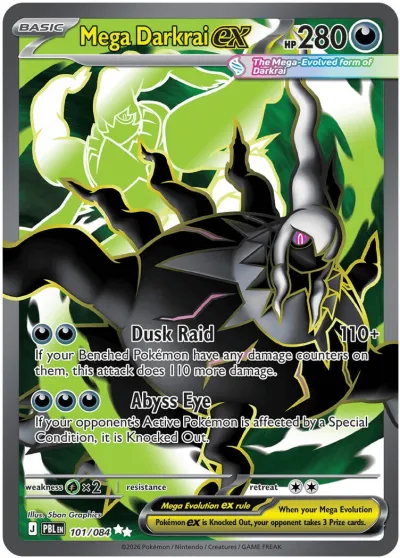 Mega Darkrai ex 101