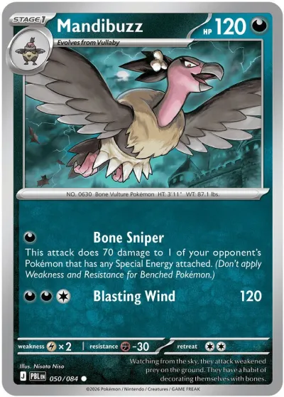 50 Mandibuzz Pitch Black 2026 50 Mandibuzz Pitch Black 2026