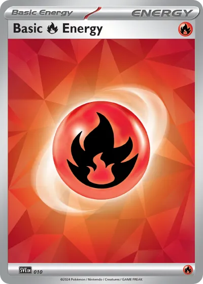 10 Basic Fire Energy Scarlet & Violet Energies 2023