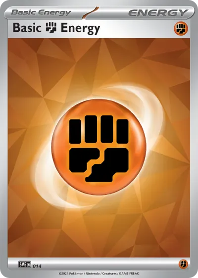 14 Basic Fighting Energy Scarlet & Violet Energies 2023