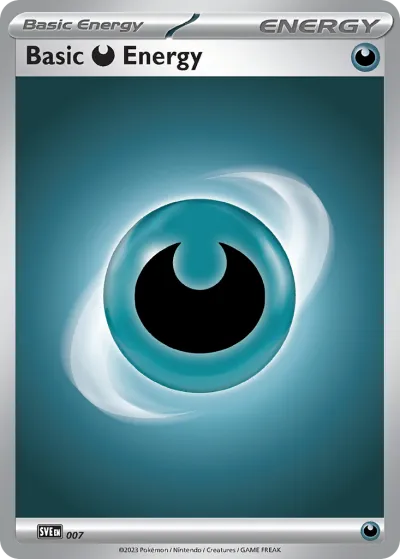 7 Basic Darkness Energy Scarlet & Violet Energies 2023
