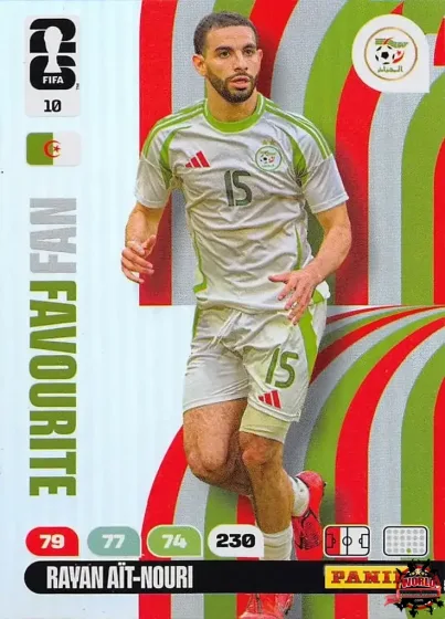 10 Rayan Aït-Nouri Panini Adrenalyn XL World Cup 2026 2026