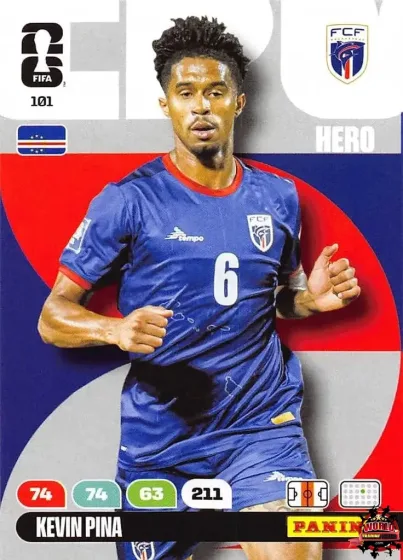 101 Kevin Pina Panini Adrenalyn XL World Cup 2026 2026 101 Kevin Pina Panini Adrenalyn XL World Cup 2026 2026