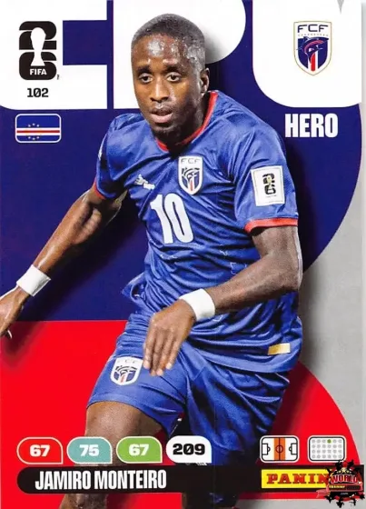 102 Jamiro Monteiro Panini Adrenalyn XL World Cup 2026 2026 102 Jamiro Monteiro Panini Adrenalyn XL World Cup 2026 2026