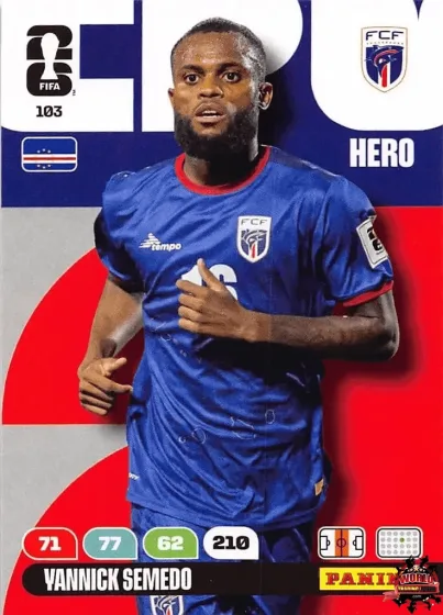 103 Yannick Semedo Panini Adrenalyn XL World Cup 2026 2026 103 Yannick Semedo Panini Adrenalyn XL World Cup 2026 2026