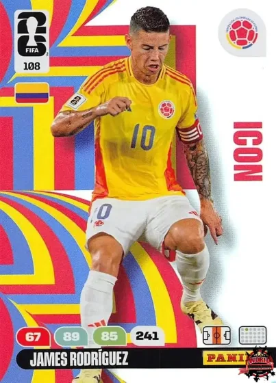 108 James Rodríguez Panini Adrenalyn XL World Cup 2026 2026 108 James Rodríguez Panini Adrenalyn XL World Cup 2026 2026