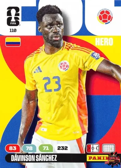 110 Dávinson Sánchez Panini Adrenalyn XL World Cup 2026 2026 110 Dávinson Sánchez Panini Adrenalyn XL World Cup 2026 2026