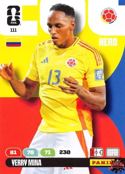 111 Yerry Mina Panini Adrenalyn XL World Cup 2026 2026 111 Yerry Mina Panini Adrenalyn XL World Cup 2026 2026