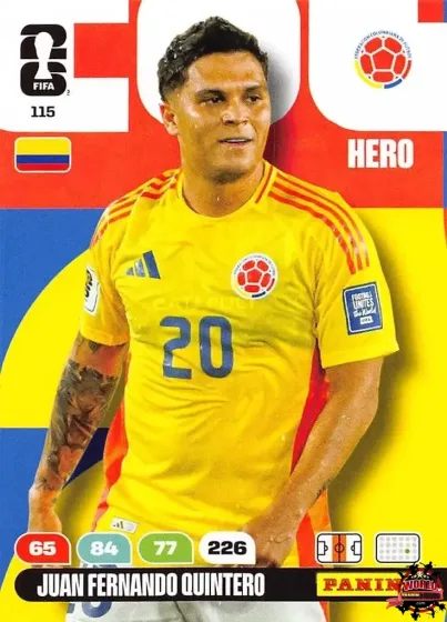 115 Juan Fernando Quintero Panini Adrenalyn XL World Cup 2026 2026 115 Juan Fernando Quintero Panini Adrenalyn XL World Cup 2026 2026