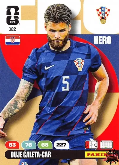 122 Duje Ćaleta-Car Panini Adrenalyn XL World Cup 2026 2026 122 Duje Ćaleta-Car Panini Adrenalyn XL World Cup 2026 2026