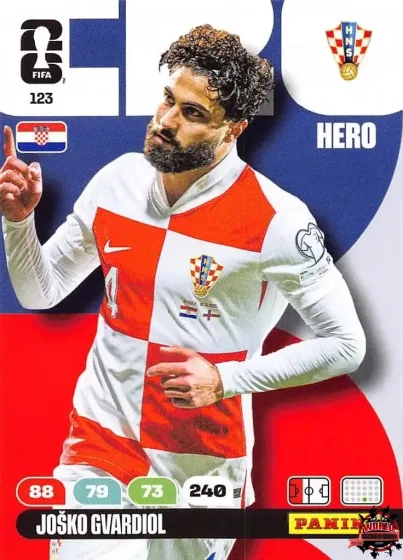 123 Joško Gvardiol Panini Adrenalyn XL World Cup 2026 2026 123 Joško Gvardiol Panini Adrenalyn XL World Cup 2026 2026