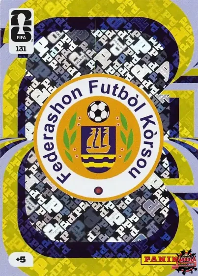 131 Кюрасао — емблема Panini Adrenalyn XL World Cup 2026 2026 131 Кюрасао — емблема Panini Adrenalyn XL World Cup 2026 2026