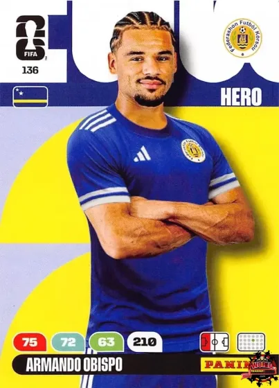 136 Armando Obispo Panini Adrenalyn XL World Cup 2026 2026 136 Armando Obispo Panini Adrenalyn XL World Cup 2026 2026