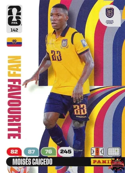 142 Moisés Caicedo Panini Adrenalyn XL World Cup 2026 2026 142 Moisés Caicedo Panini Adrenalyn XL World Cup 2026 2026